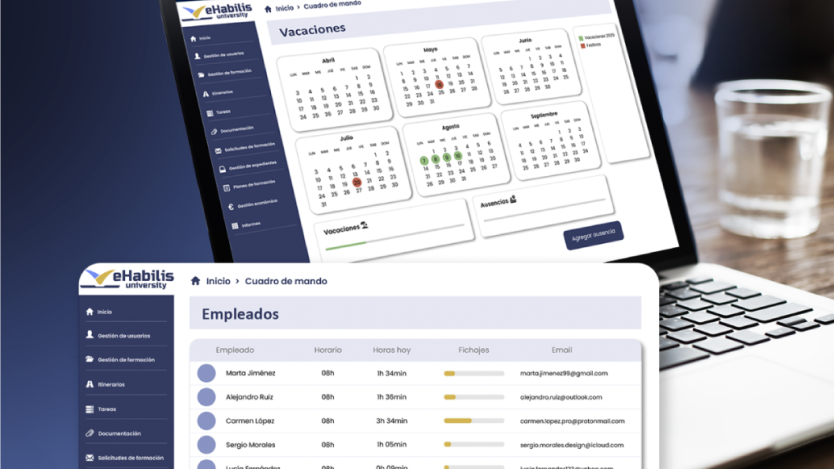 Registro horario con eHabilis University